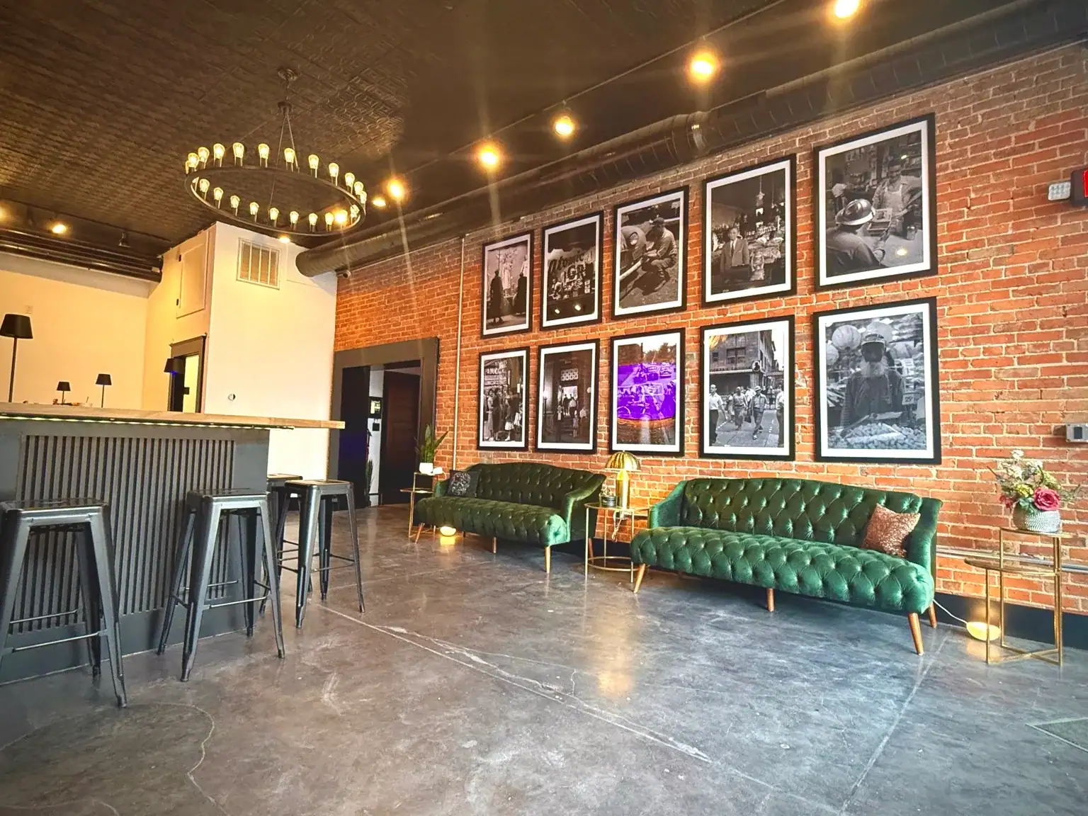 The Dim Light Social ready for an event in natural daylight